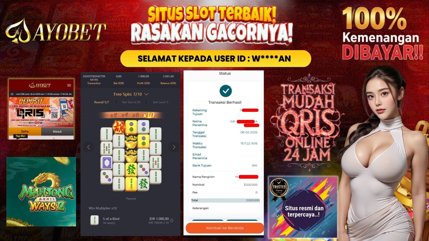 AYOBET JACKPOT SLOT MAHJONG WAYS 2